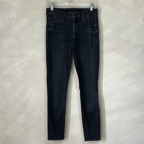 Mother High Waisted Looker Ankle Skinny Jeans in Encounters at Night sz 27 - Picture 3 of 13
